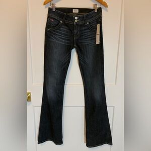 🆕 Hudson Women's Midrise Signature Bootcut Jeans Dark Wash, New with Tags, 26